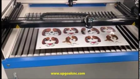 CCD Camera CO2 Laser Cutter Machine for Printed Label/Woven Label